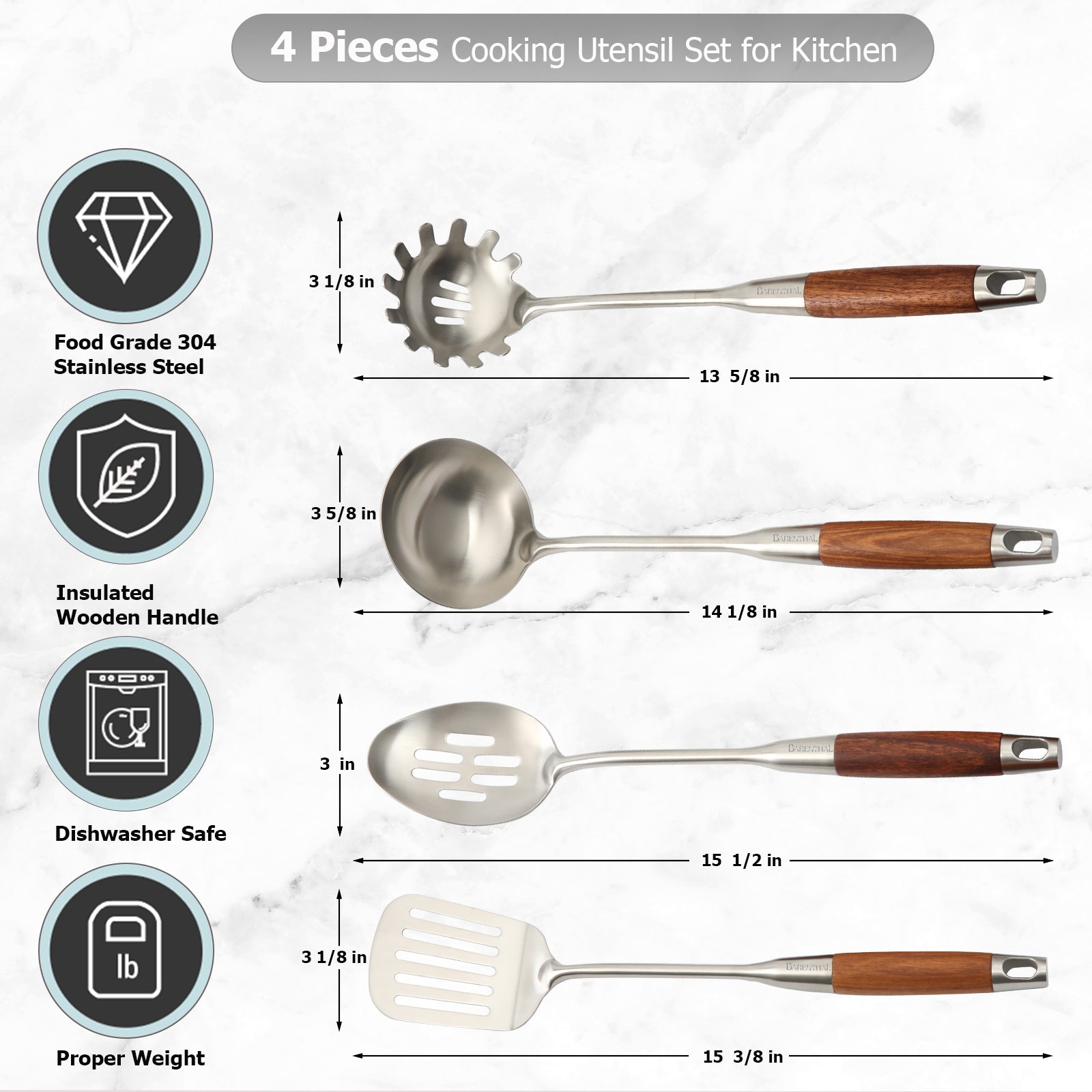 Barenthal 4 Pieces Cooking Utensil Set