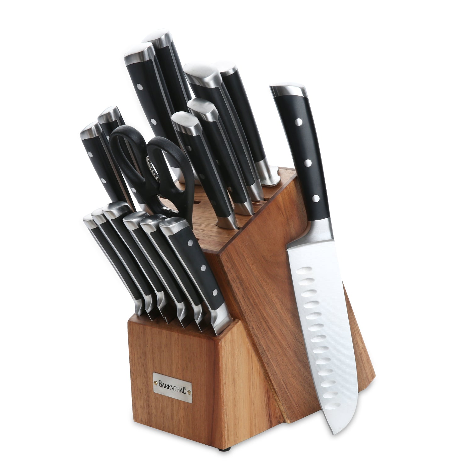 Barenthal Knife Set with Block and Sharpener-17pcs