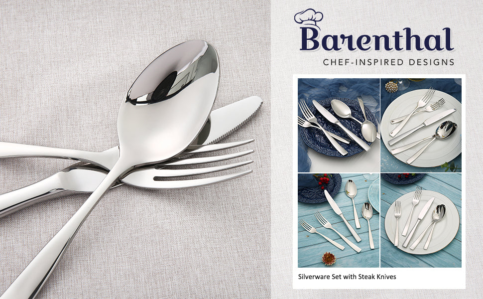 Barenthal-Luxury Heavy Duty Silverware Set for 4, Dishwasher Safe